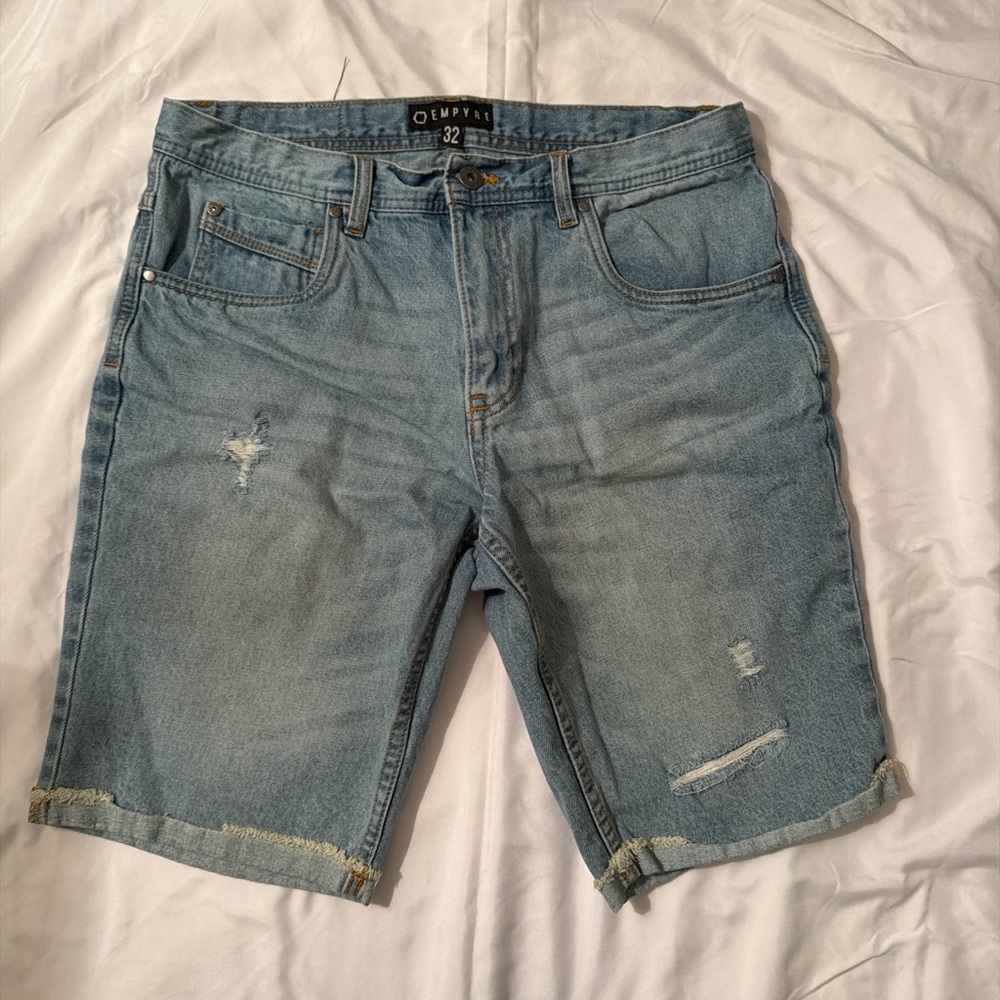 Men’s Light Blue Denim Shorts (jorts)